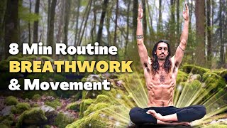 8 Min Guided Energy BREATHWORK amp MOVEMENT Routine [upl. by Eelame636]