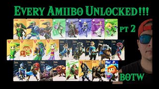 what do all 25 ZELDA amiibos unlock  Zelda Breath of the Wild part 2 [upl. by Hanley]