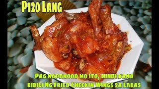 Pag Mapanood mo Ito hindi kana bibili ng Fried Chicken Wings sa Labas OwnRecipe OwnIdeas Spicy [upl. by Idden]