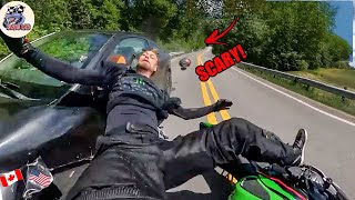 BRUTAL MOTORCYCLE CRASHES  CRAZY amp EPIC Motorcycle Moments 2024 5 [upl. by Dranyer]