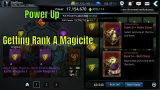 Darkness Rises Tips and Tricks Getting Rank A Magicite amp Powering Up Berserker [upl. by Oleic]