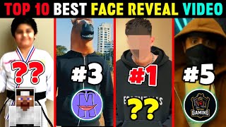 TOP 10 BEST FACE REVEAL OF MINECRAFT YOUTUBERS 🔥😍  FT AJJU BHAI JACK TECHNO MYTHPAT ANDREOBEE [upl. by Ilka]