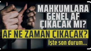 Af Haber Son Dakika infazdüzenlemesi cezaindirimi khk ehliyetaffı çeksenet genalaf afhaber [upl. by Tanya]