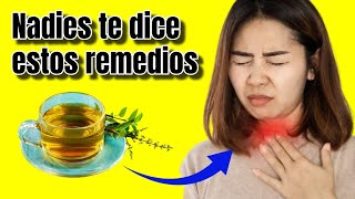 Remedios para la GARGANTA INFLAMADA e IRRITADA Quitar Dolor por Infeccion 2024 [upl. by Allerym]