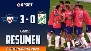 WILSTERMANN 3  0 ORIENTE Resumen del Partido  Copa Paceña 2024 [upl. by Bowe]