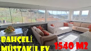 Satılık Bahçeli Müstakil Ev 1540 m2 Masrafsız Yapı Mutlaka izle [upl. by Orlanta]