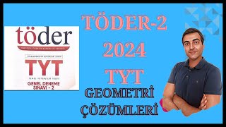 TÖDER TYT GEOMETRİ ÇÖZÜMLERİ TYT2 GEOMETRİ ÇÖZÜMLERİ GEOMETRİ ÇÖZÜMLERİ [upl. by Anattar48]