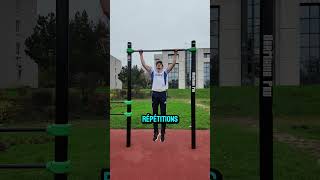 Faire plus de tractions  challengesportif dips musculation sports tractions streetworkout [upl. by Rehtae]