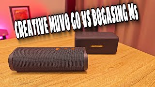 Creative Muvo Go VS Bogasing M5 quotBEST PORTABLE SPEAKERS UNDER 100quot [upl. by Alten]