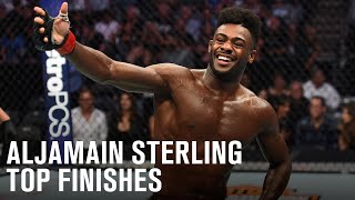 Top Finishes Aljamain Sterling [upl. by Behrens]