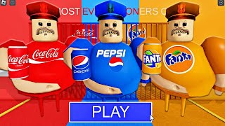 ROBLOX OBBY GAMEPLAY BARRY PRISON RUN Cola Fanta Pepsi [upl. by Teodorico]