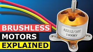 Brushless Motor  How they work BLDC ESC PWM [upl. by Aryajay]