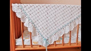 Cobijas para bebes tejidas a crochet [upl. by Ainotna]