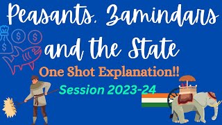 Class 12 History Peasants Zamindars and the State one shot explanation 202324 syllabus new NCERT [upl. by Shay]