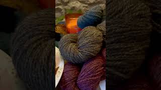 Naturally dyed Welsh Jacob yarn has landed [upl. by Edward]