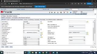 FINACLE 10 TRAINING  Customer ID creation using CRM module [upl. by Ataner]