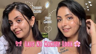 Easy “NO MAKEUP” MAKEUP Look🌷🤍 Natural Everyday Makeup For Beginners nomakeup makeup koreanskin [upl. by Ainet620]