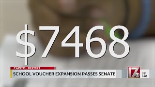 NC Senate passes bill to add funding for private school vouchers [upl. by Stedman]