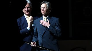 Bruins Honor Jack Edwards with Pregame Ceremony [upl. by Aekim]