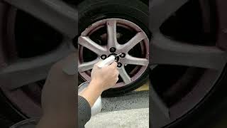 Iron Powder Cleaner Car wheel rims Strong cleaning ability New formula Nonionic Dissolves rust [upl. by Ryun]