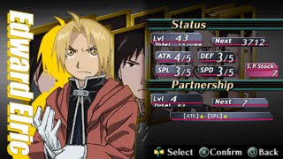 Fullmetal Alchemist Brotherhood All Characters PSP [upl. by Mahseh579]