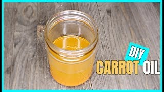 DIY Organic Carrot Oil 🥕 Part 1  MEGA Hair Growth [upl. by Aneert]