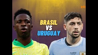 URUGUAY VS BRASIL REACCION EN VIVO ELIMINATORIAS 2026 [upl. by Okram284]