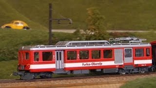 Die größte Modelleisenbahn der Schweiz in Spur 0 mit Führerstandsmitfahrt [upl. by Ateikan]