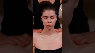 ASMR relaxing neck line and facial massage for Lisa asmrmassage [upl. by Petrina34]