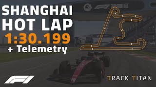 Shanghai Track Guide  Hot Lap amp Telemetry  F1 23 [upl. by Reginnej705]