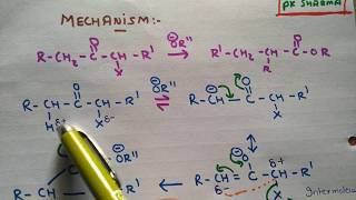 favorskii rearrangement and its mechanism  by pawan kumar for bsc msc JAM amp NET [upl. by Amick648]