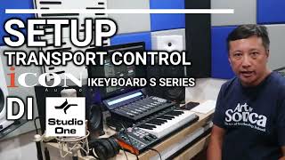 Seting Controller ICON ikeyboard Sseries di software Studio One [upl. by Seton]