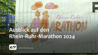 STUDIO 47 live  AUSBLICK AUF DEN RHEINRUHRMARATHON 2024 [upl. by Harriott]