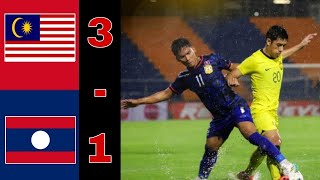 MALAYSIA VS LAOS FRIENDLY MATCH 2024  HASIL MALAYSIA VS LAOS [upl. by Emilio]