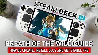 Steam Deck  Breath Of The Wild Cemu Emulation Setup Guide [upl. by Richella511]