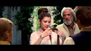 Star Wars IV A new hope  Final Scene The Throne Room and End Title [upl. by Sezen]