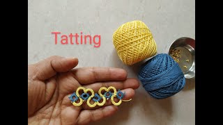 Easy tatting VL  12 [upl. by Suirtemed]