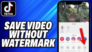 How To Save TikTok Video Without Watermark 2024  Easy Fix [upl. by Shirah]