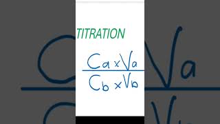 TITRATION with volume and concentration [upl. by Adriane728]