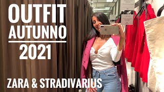 OUTFIT AUTUNNO 2021  NOVITA ZARA E STRADIVARIUS [upl. by Elleuqram]