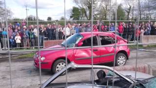 American Car Show Kilbeggan  Tug of War  Rover 25 [upl. by Llerehs]