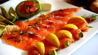 How to make Cured Salmon  Gravlax Recipe  Heghineh Cooking Show [upl. by Guod]