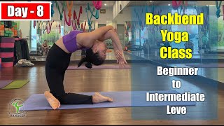 Day  8 Backbend Yoga Class  Basic to Intermediate Level  Yoga With Sandeep  Vietnam [upl. by Ttezil]