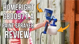 HomeRight C800971 Super Finish Max HVLP Paint Sprayer Review and Demonstration [upl. by Korella]