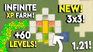 BEST 121 XP Farm Minecraft Tutorial  60 Levels In 1 Minute [upl. by Aleda502]