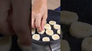 banana pancakes recipe cake recipes shorts youtubeshorts [upl. by Roderich]