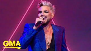 Adam Lambert performs You Make Me Feel Mighty Real on GMA l GMA [upl. by Hedveh]