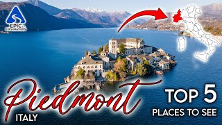 Piedmont Italy Top 5 Places to see  4K Travel Guide [upl. by Reahard309]