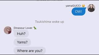 Bottoms Get Hurt  Haikyuu Texts  Kagehina Tsukiyama Iwaoi and more [upl. by Ordnaxela]