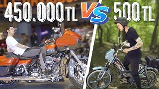 500 TL Motosiklet vs 450000 TL Motosiklet SonradanGörme [upl. by Alohcin404]